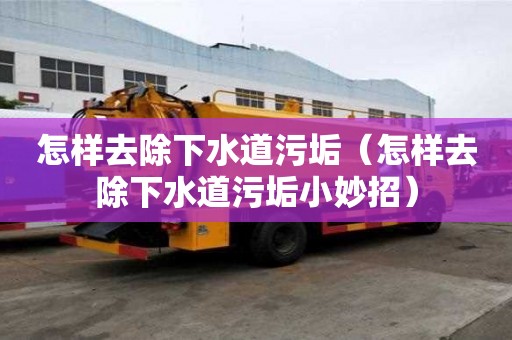 怎樣去除下水道污垢（怎樣去除下水道污垢小妙招）