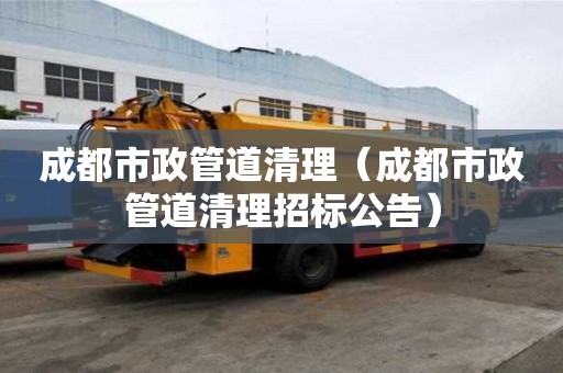 成都市政管道清理（成都市政管道清理招標公告）