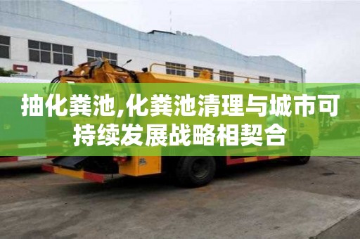 抽化糞池,化糞池清理與城市可持續發展戰略相契合