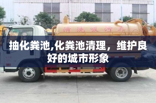 抽化糞池,化糞池清理，維護良好的城市形象