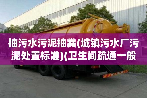 抽污水污泥抽糞(城鎮污水廠污泥處置標準)(衛生間疏通一般要多少錢) 抽污水污泥抽糞(城鎮污水廠污泥處置標準)(衛生間疏通一般要多少錢)