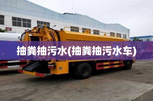 抽糞抽污水(抽糞抽污水車)