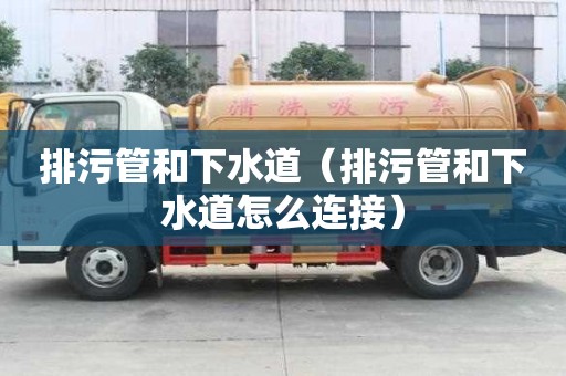 排污管和下水道（排污管和下水道怎么連接）