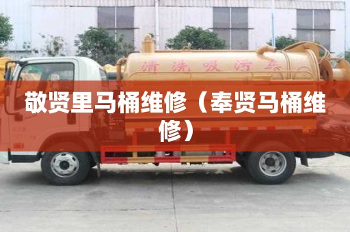 敬賢里馬桶維修（奉賢馬桶維修）
