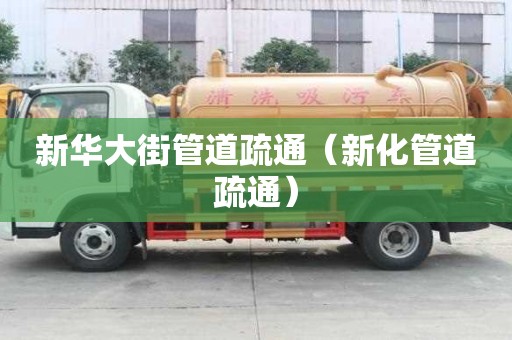 新華大街管道疏通（新化管道疏通）