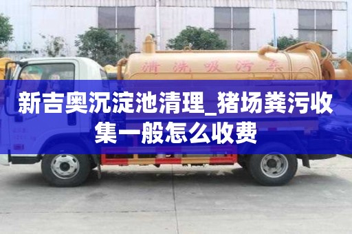 新吉奧沉淀池清理_豬場糞污收集一般怎么收費