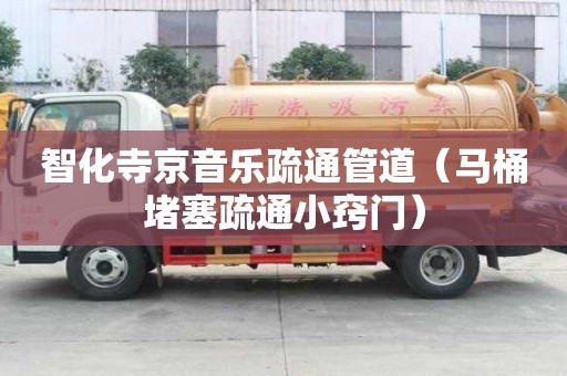 智化寺京音樂疏通管道（馬桶堵塞疏通小竅門）