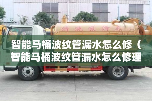 智能馬桶波紋管漏水怎么修（智能馬桶波紋管漏水怎么修理）