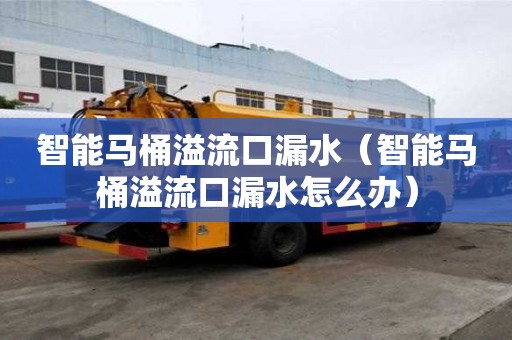 智能馬桶溢流口漏水（智能馬桶溢流口漏水怎么辦）