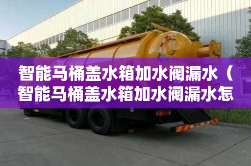 智能馬桶蓋水箱加水閥漏水（智能馬桶蓋水箱加水閥漏水怎么辦）