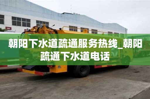 朝陽下水道疏通服務(wù)熱線_朝陽疏通下水道電話