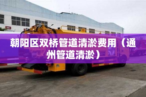 朝陽區(qū)雙橋管道清淤費(fèi)用（通州管道清淤）
