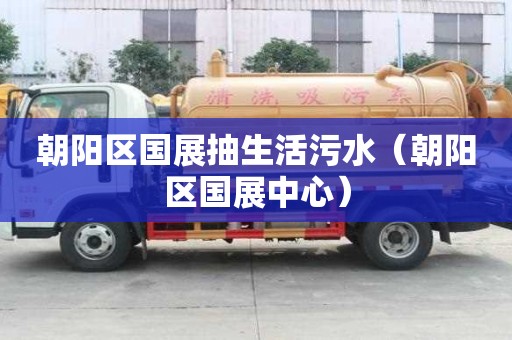 朝陽區(qū)國展抽生活污水（朝陽區(qū)國展中心）