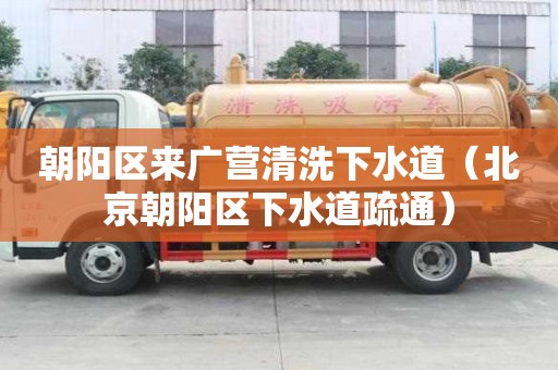 朝陽(yáng)區(qū)來(lái)廣營(yíng)清洗下水道（北京朝陽(yáng)區(qū)下水道疏通）