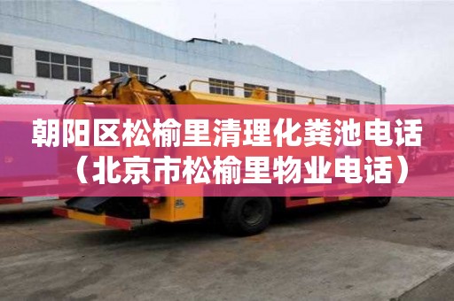 朝陽區松榆里清理化糞池電話（北京市松榆里物業電話）