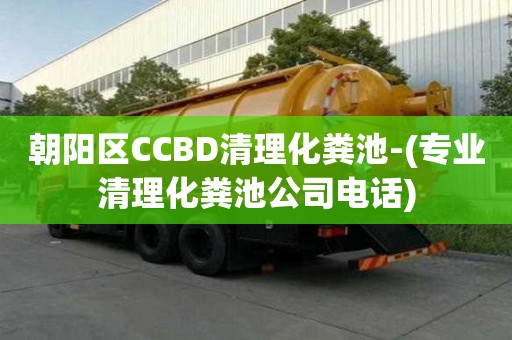 朝陽區CCBD清理化糞池-(專業清理化糞池公司電話)