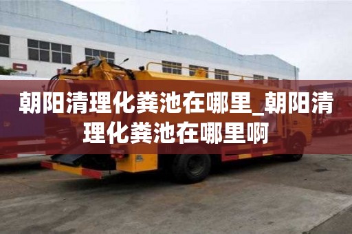 朝陽清理化糞池在哪里_朝陽清理化糞池在哪里啊