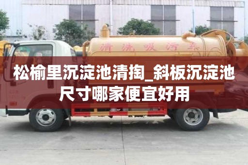松榆里沉淀池清掏_斜板沉淀池尺寸哪家便宜好用