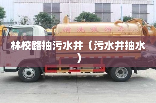 林校路抽污水井（污水井抽水）