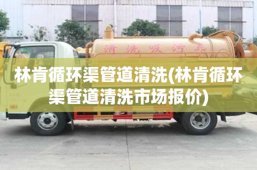林肯循環渠管道清洗(林肯循環渠管道清洗市場報價)