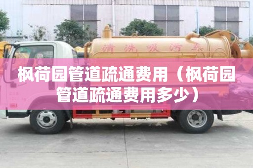 楓荷園管道疏通費(fèi)用（楓荷園管道疏通費(fèi)用多少）