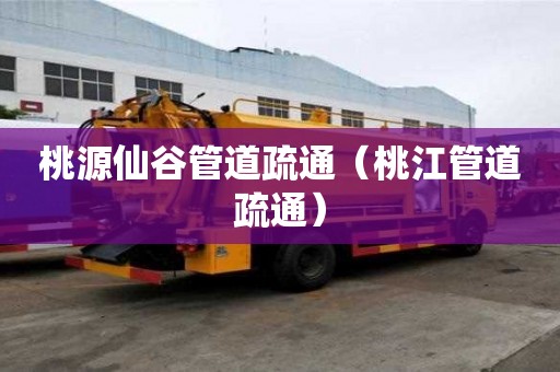 桃源仙谷管道疏通（桃江管道疏通）
