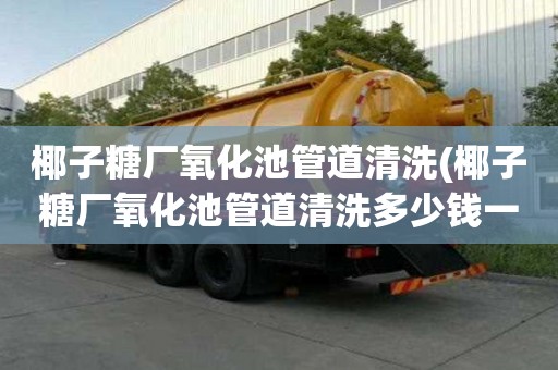 椰子糖廠氧化池管道清洗(椰子糖廠氧化池管道清洗多少錢一方)