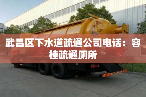 武昌區(qū)下水道疏通公司電話：容桂疏通廁所