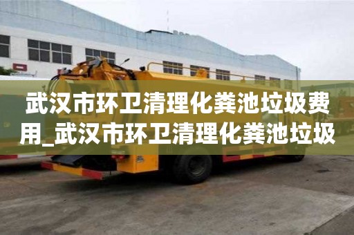 武漢市環衛清理化糞池垃圾費用_武漢市環衛清理化糞池垃圾費用多少