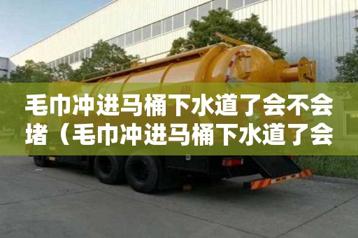 毛巾沖進(jìn)馬桶下水道了會(huì)不會(huì)堵（毛巾沖進(jìn)馬桶下水道了會(huì)不會(huì)堵了）