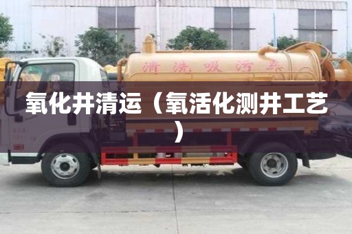 氧化井清運（氧活化測井工藝）