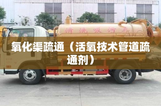 氧化渠疏通（活氧技術(shù)管道疏通劑）