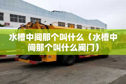 水槽中間那個叫什么（水槽中間那個叫什么閥門）
