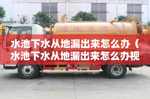 水池下水從地漏出來(lái)怎么辦（水池下水從地漏出來(lái)怎么辦視頻）