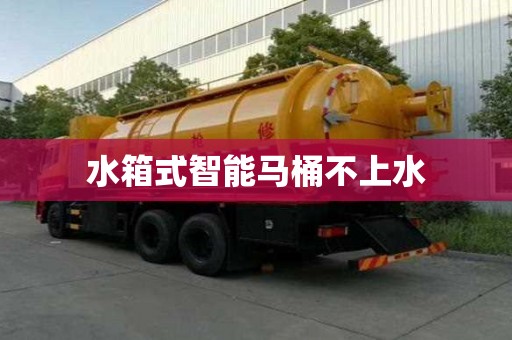 水箱式智能馬桶不上水