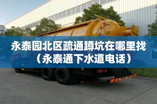永泰園北區疏通蹲坑在哪里找（永泰通下水道電話）