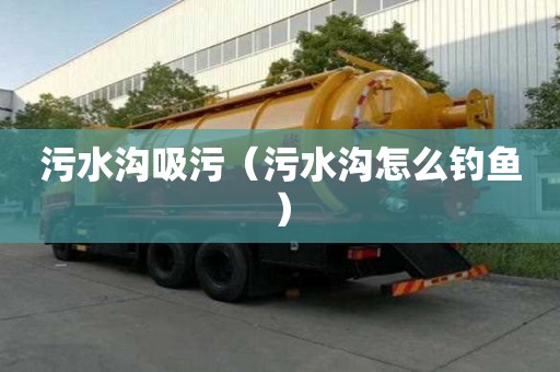 污水溝吸污（污水溝怎么釣魚）