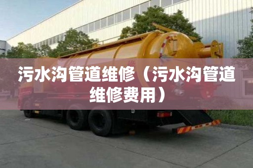 污水溝管道維修（污水溝管道維修費用）