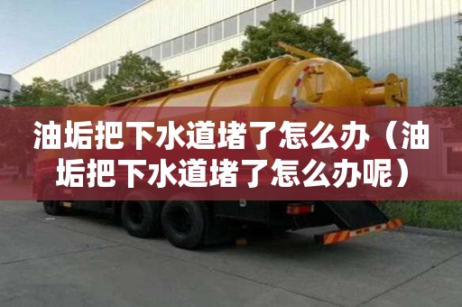 油垢把下水道堵了怎么辦（油垢把下水道堵了怎么辦呢）