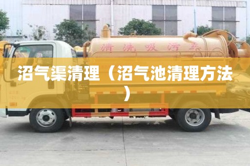 沼氣渠清理（沼氣池清理方法）