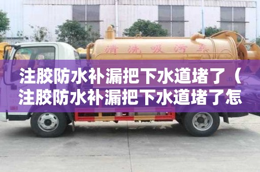 注膠防水補漏把下水道堵了（注膠防水補漏把下水道堵了怎么辦）