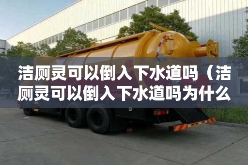 潔廁靈可以倒入下水道嗎（潔廁靈可以倒入下水道嗎為什么）