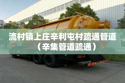 流村鎮上莊辛利屯村疏通管道（辛集管道疏通）