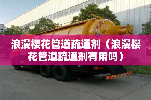 浪漫櫻花管道疏通劑（浪漫櫻花管道疏通劑有用嗎）