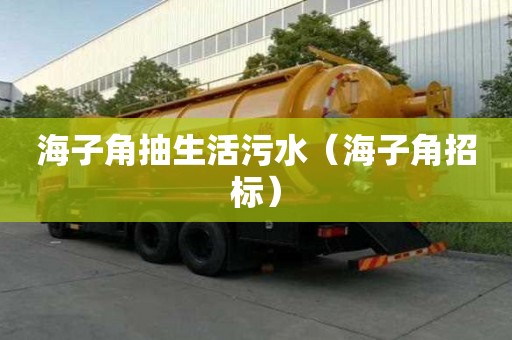海子角抽生活污水（海子角招標(biāo)）