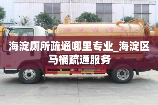 海淀廁所疏通哪里專業_海淀區馬桶疏通服務