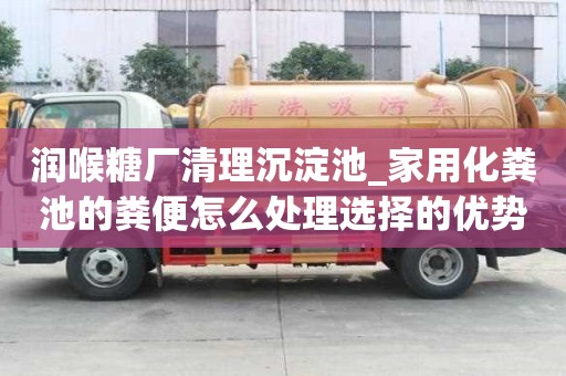 潤喉糖廠清理沉淀池_家用化糞池的糞便怎么處理選擇的優(yōu)勢