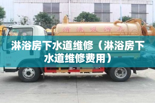 淋浴房下水道維修（淋浴房下水道維修費(fèi)用）