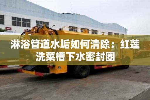 淋浴管道水垢如何清除：紅蓮洗菜槽下水密封圈