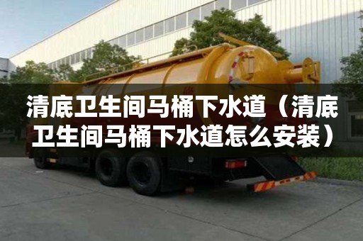 清底衛(wèi)生間馬桶下水道（清底衛(wèi)生間馬桶下水道怎么安裝）